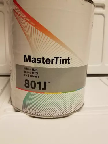 DuPont Axalta 801J HS White Mastertint Toner Tint GALLON Chromabase NEW