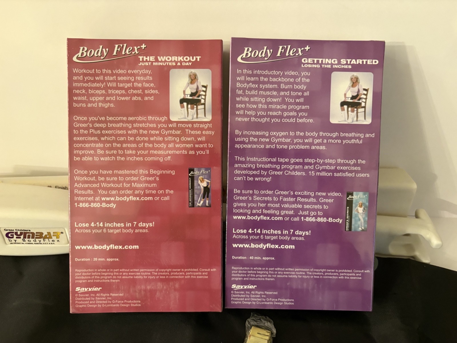 Body Flex+ Plus Kit As Seen On TV Greer Childers GymBar System VHS New Open Box