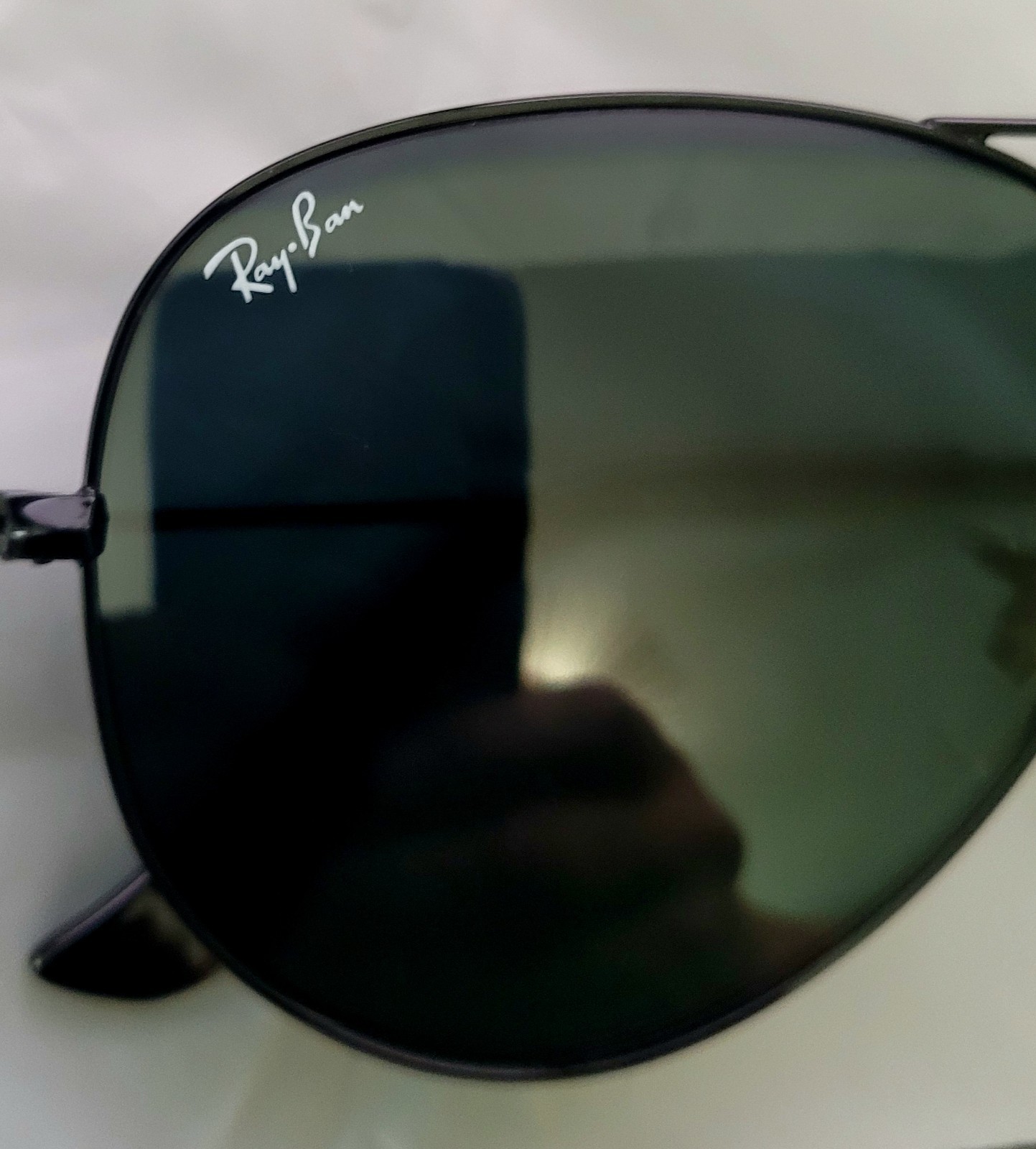 Never Worn Ray Ban 58x135mm 3025 Aviator Sunglasses Blk-Blk