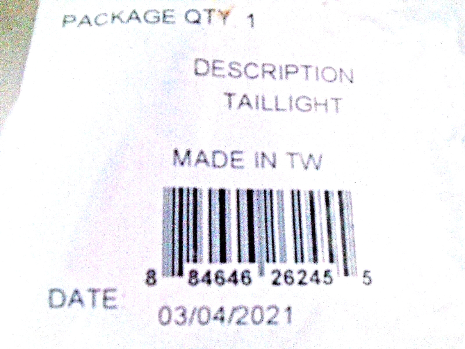 Arctic Cat Snowmobile Taillight 0609-934 Z120 00-13 Kitty Cat 1989-99 FREE SHIP