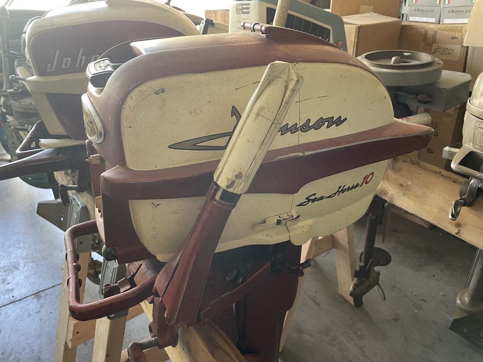 1958 Johnson Seahorse 10HP QD-19 Outboard Motor