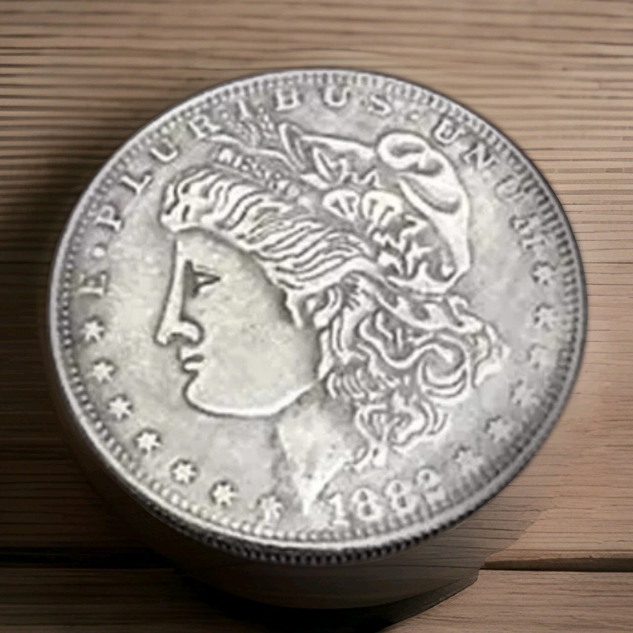 Magic Trick 2PC Magnetic Coins Steel Morgan Dollars T19