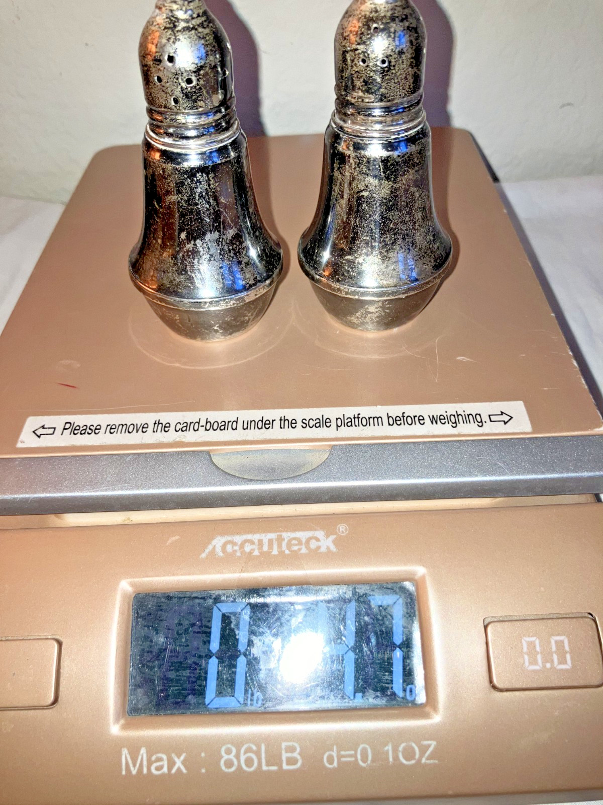 Vintage Duchin Creations Sterling Silver Signed -Salt Pepper Shakers