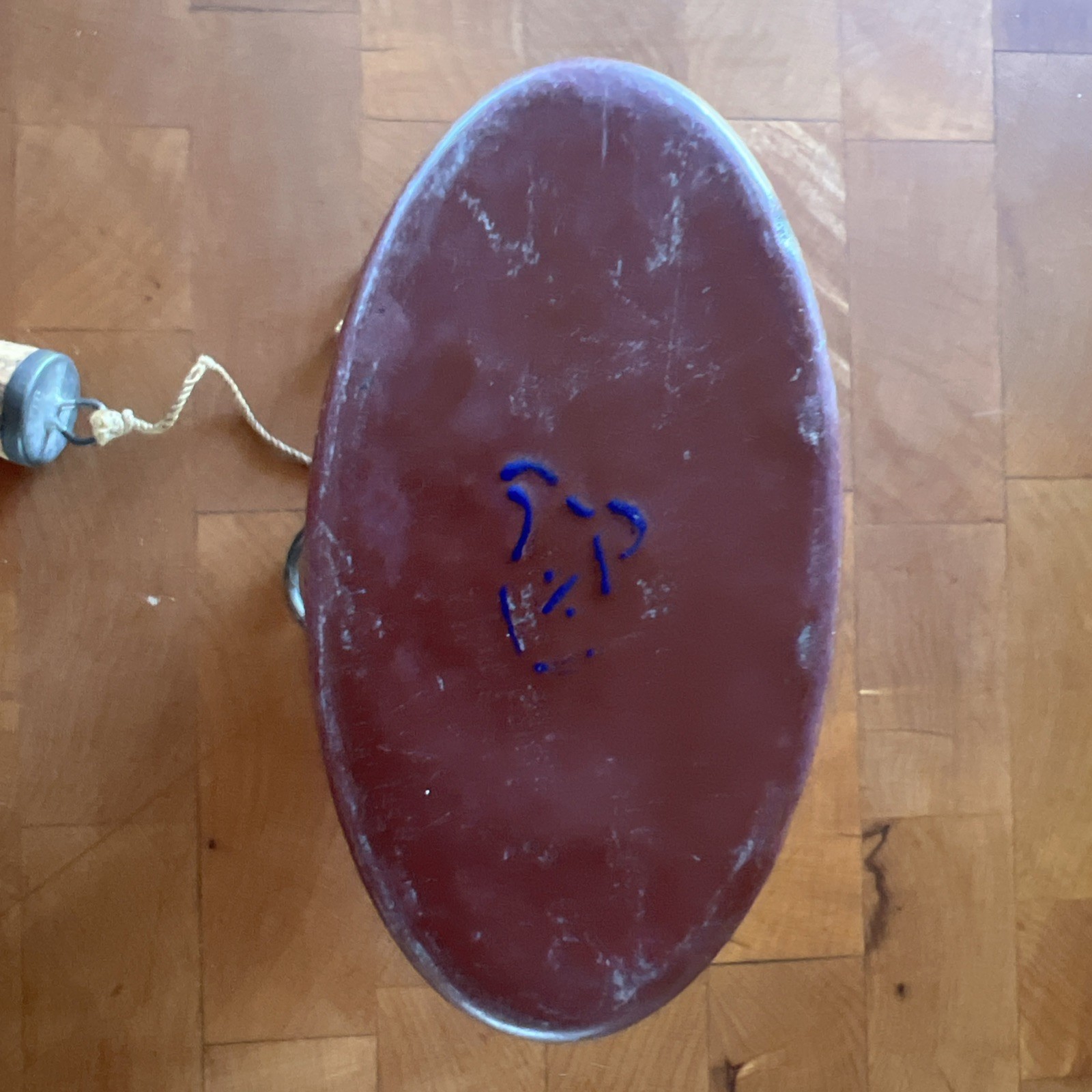 WW1 Era (1916) Enameled Swiss Army Canteen, F. Merker & Co. Baden