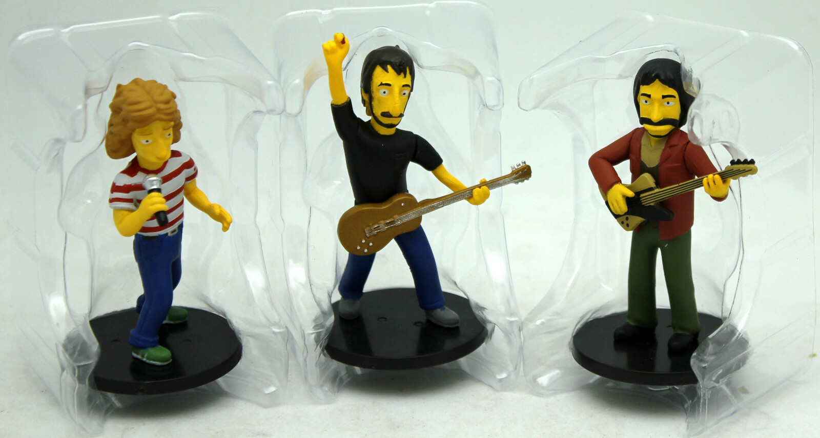 Simpsons The Who Roger Daltrey,Pete Townshend,Entwistle 2" Figures NECA Wizkids