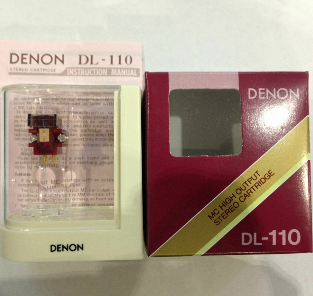 Denon DL-110 High Output MC Cartridge, Japan made by Denon. I am 2juki-cartridge