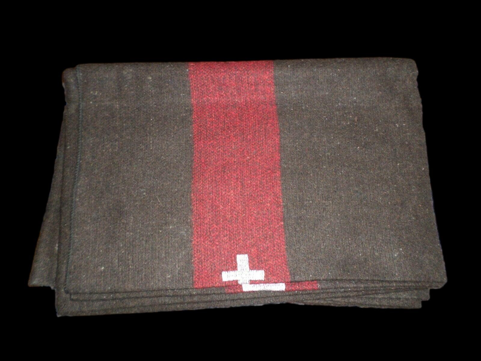 SWISS MILITARY STYLE ARMY WOOL BLANKET CAMPING SURVIVAL 60X84 HEAVY 4+ LBS NEW
