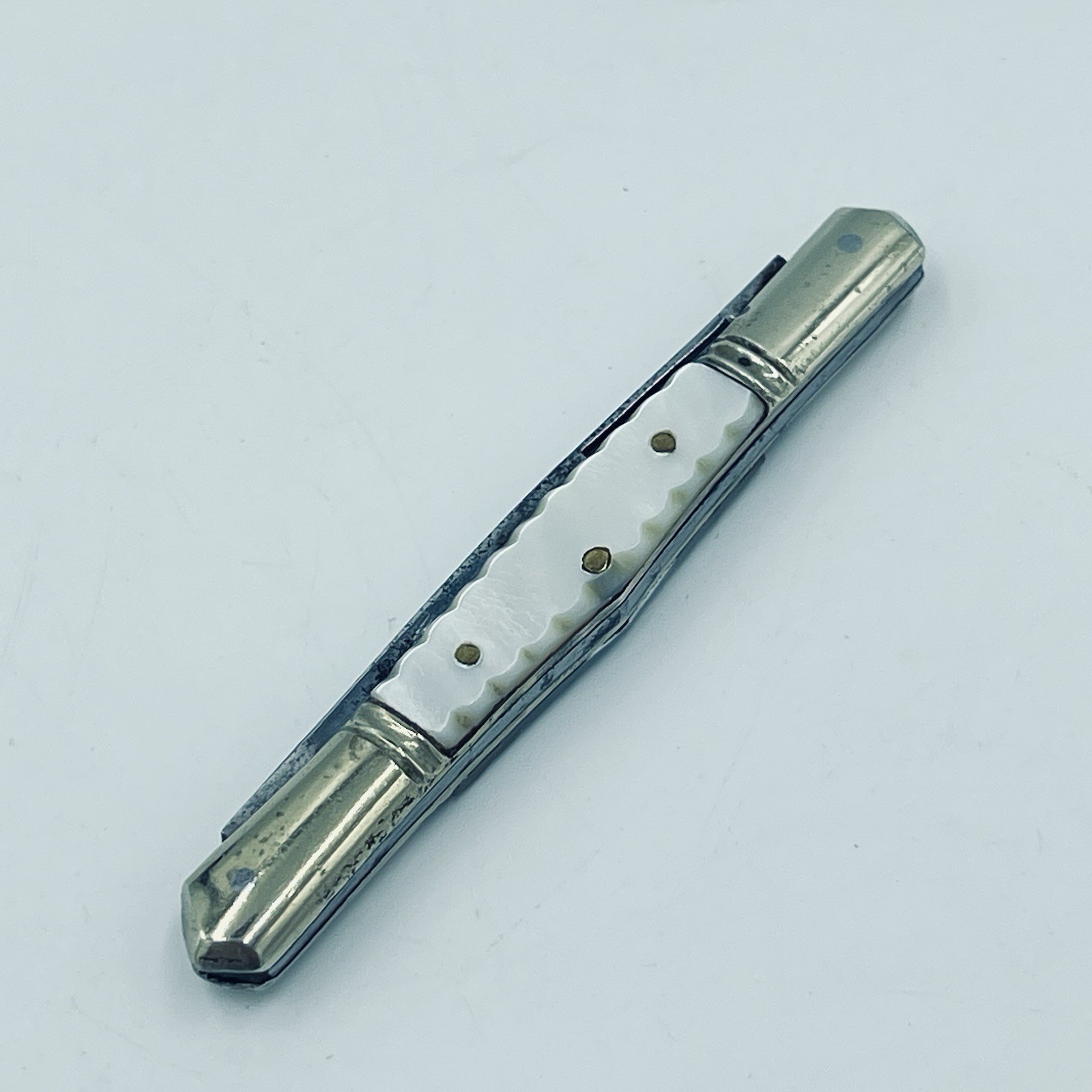 Vintage United Cut Co Germany Carved Pearl Pen Pocket Knife