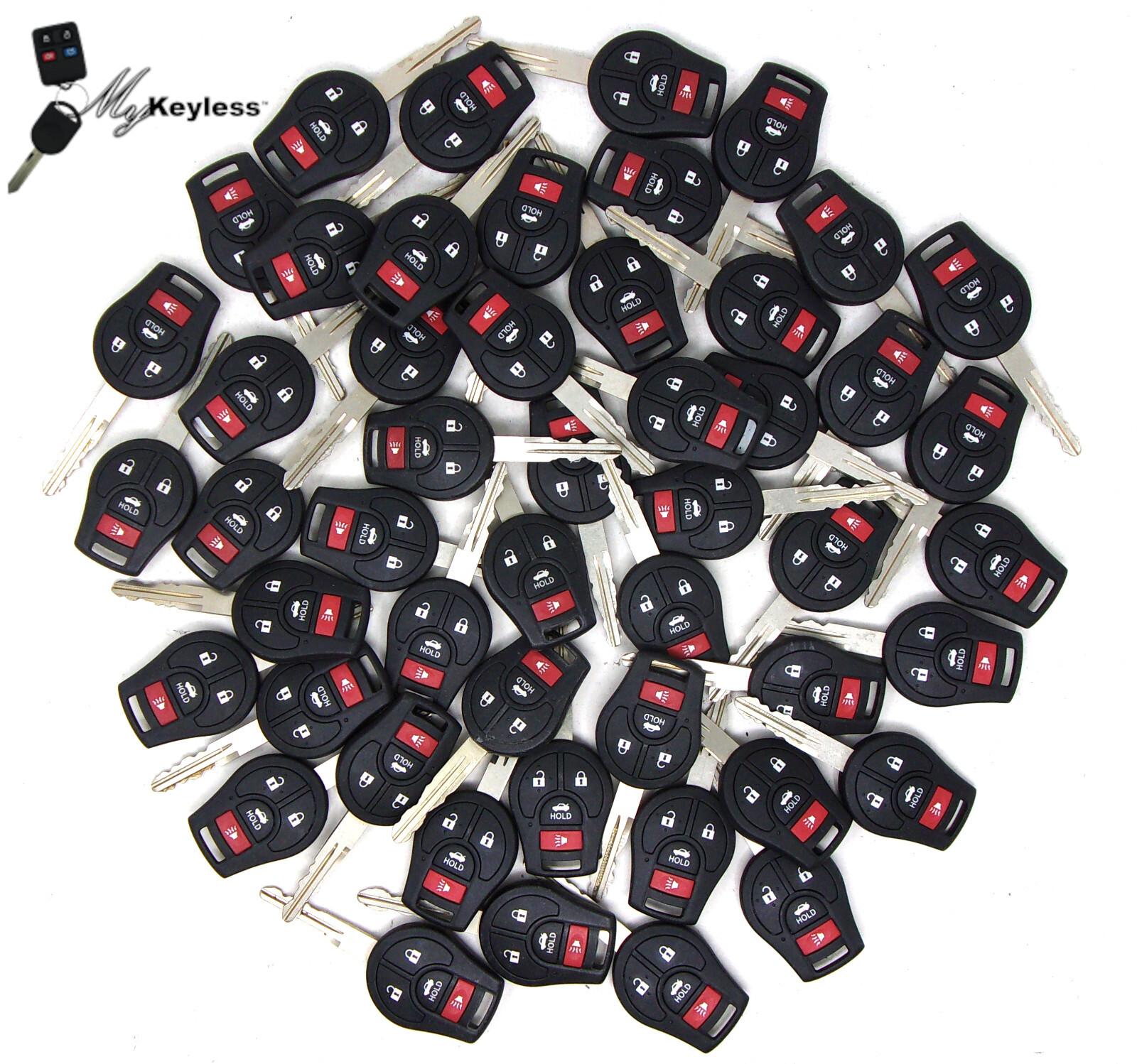 Lot x 50 OEM Nissan Keyless Entry Key Remote Transmitter Used CWTWB1U751