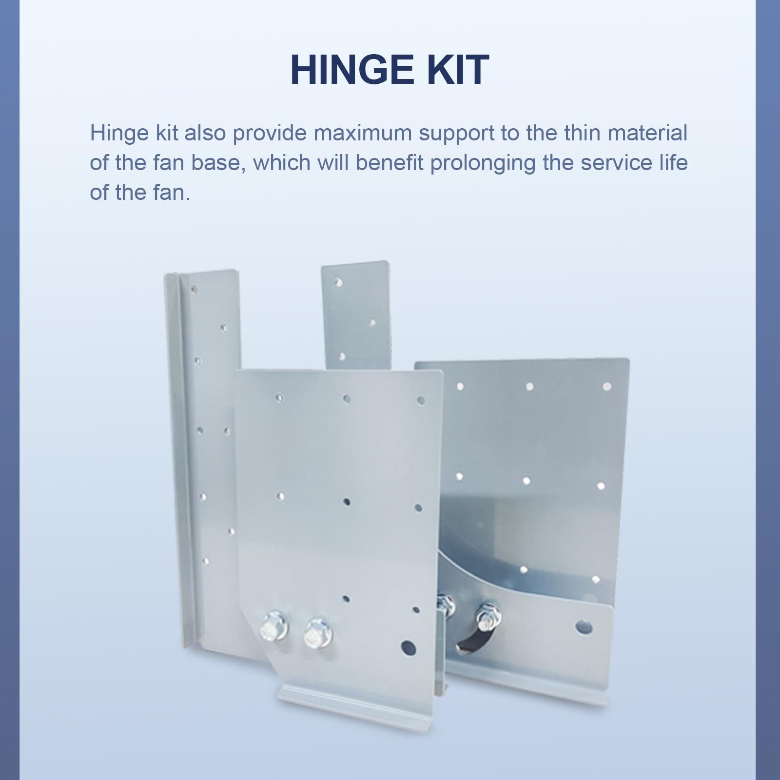 Hinge Kit Set for Restaurant Canopy Hood Exhaust Fan Fit For Wheels