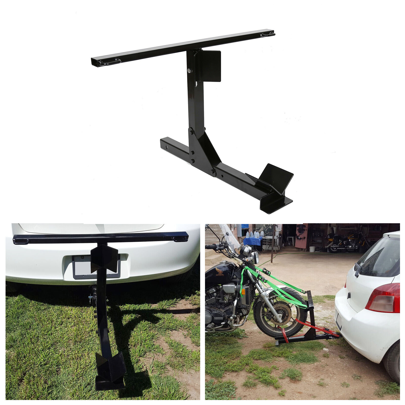550lbs Hitch-mount Motorcycle Carrier Hitch Mount Rack Dirt Bike Hitch Truck