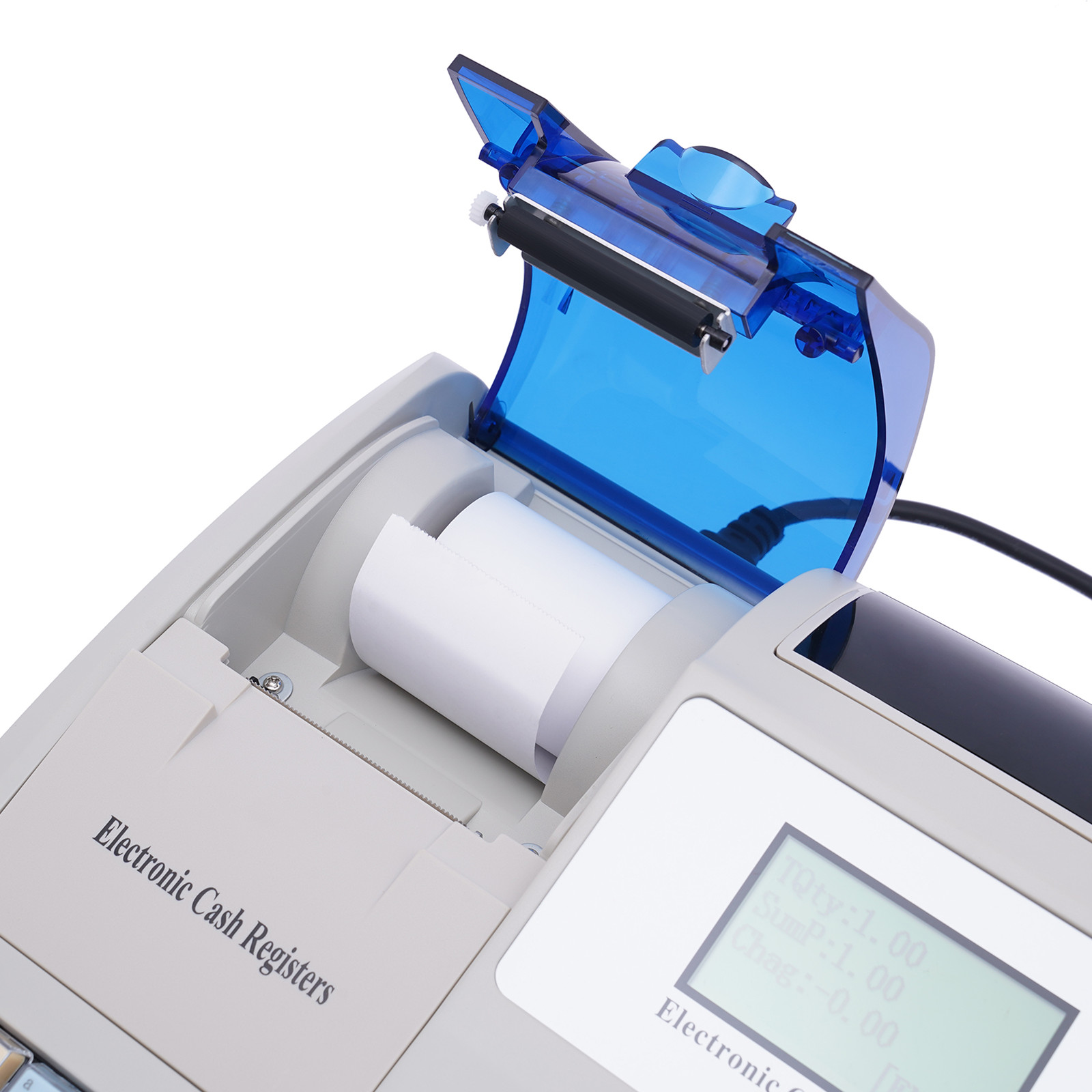 NEW Electronic Cash Register 48 Keys Cash Management System with Thermal Printer