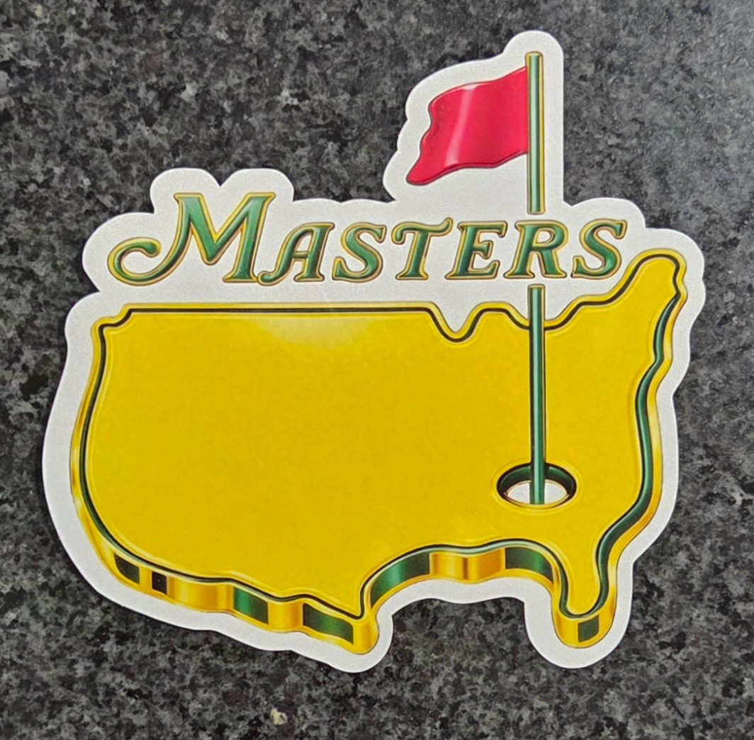 The Masters Tournament Golf  Decal Vinyl Sticker Water Resistant UV Laminated