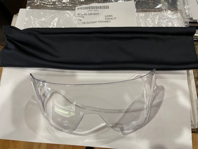 M50 Clear Outsert Lens Lense Gas Mask Survival Assembly Cage Lenses Shield