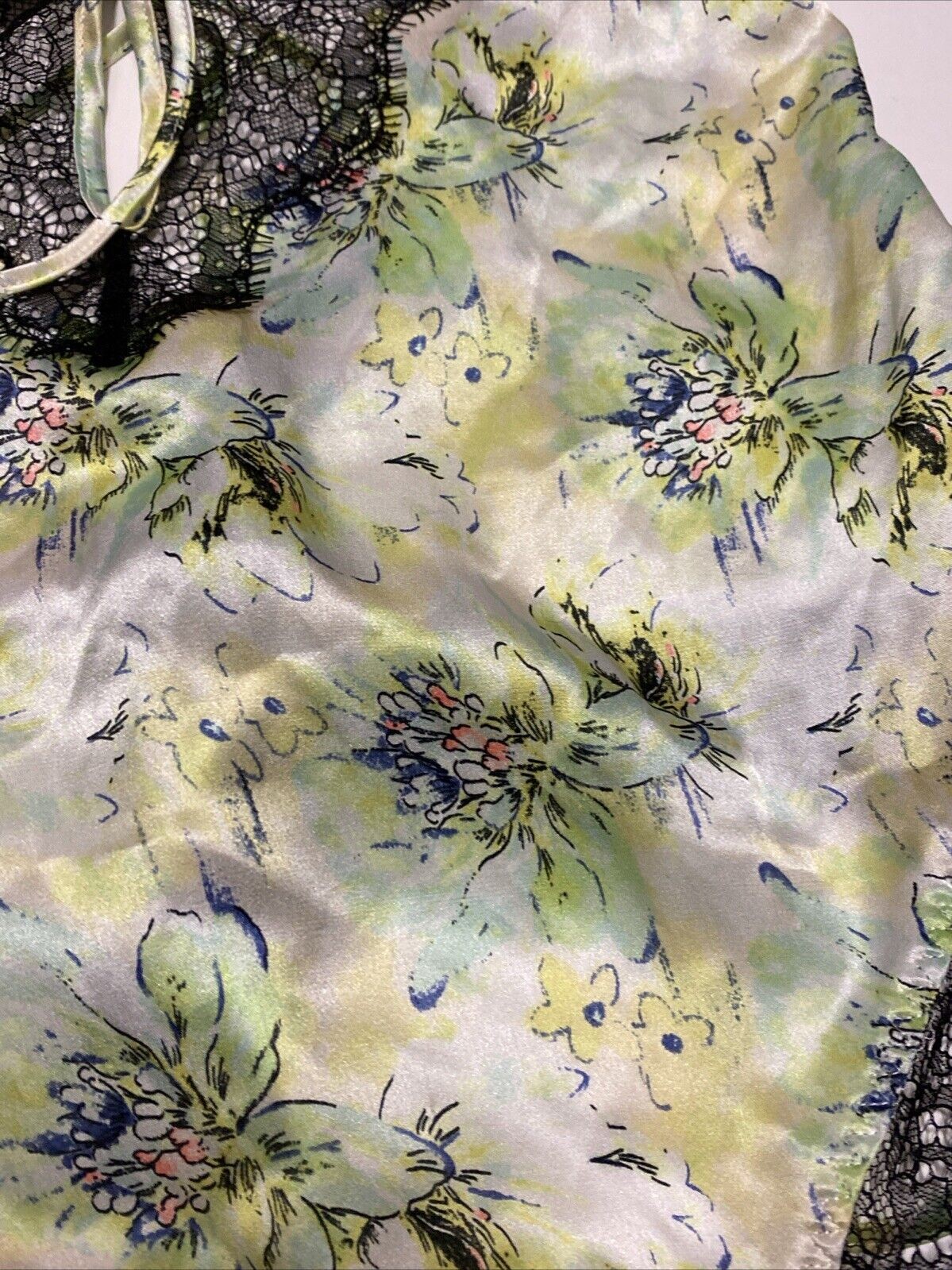 Victoria Secret Designer Collection Teddy Silk Satin Lace Small