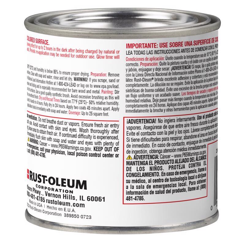 Rust-Oleum 214945 Glow in the Dark Brush-On Paint 7oz Green – Fast Drying