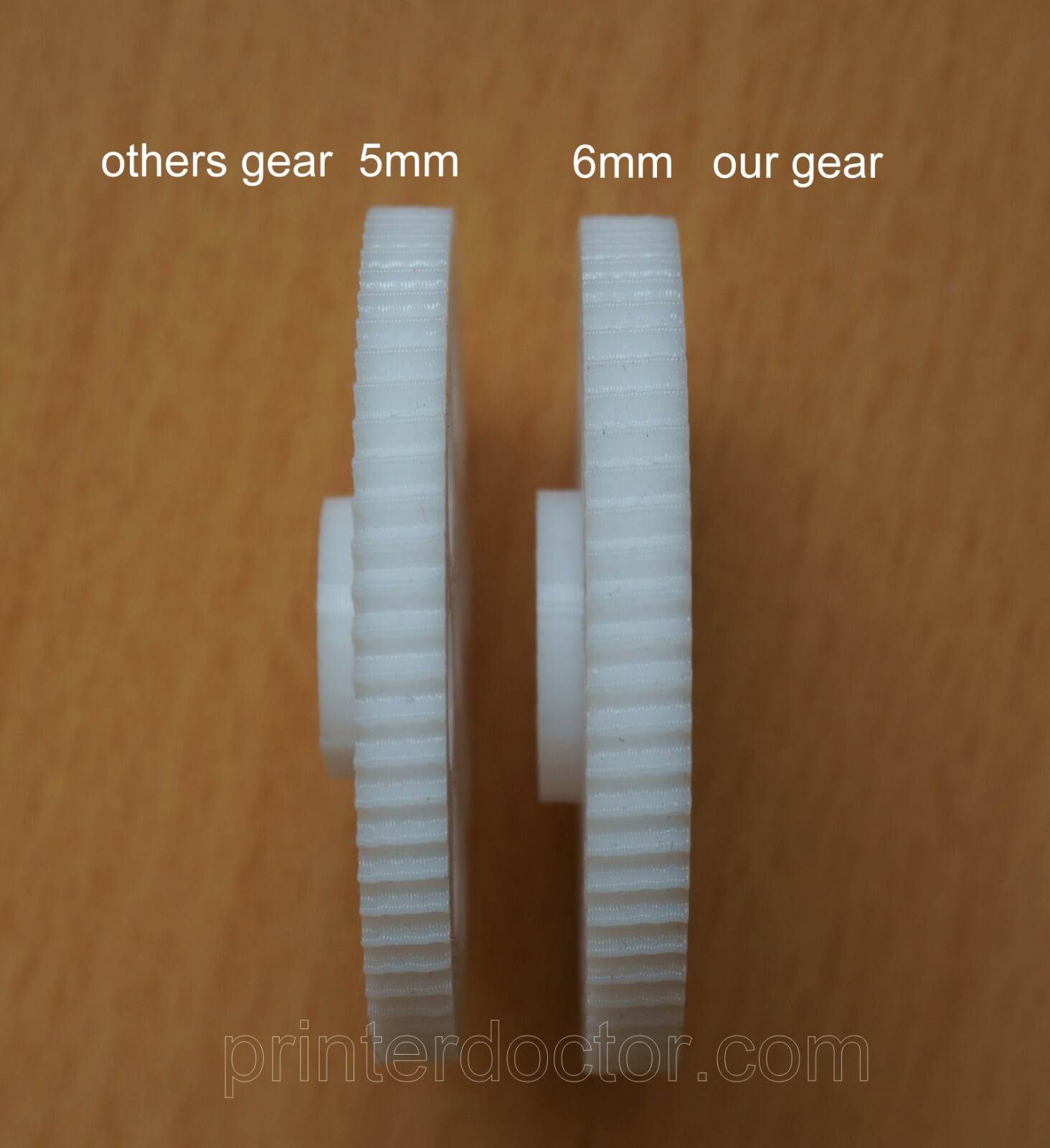 Improved Nylon gear replacement Hunt Boston model 18 / 19 pencil sharpener 296A