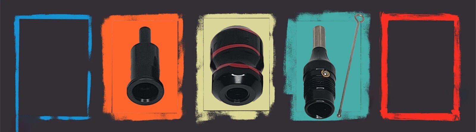 Adjustable Aluminum alloy Cartridge grip (include 1pc needle bar), 30mm