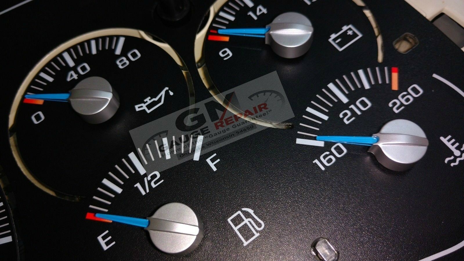 Gauge Pointer Needle Set for 2003-2006 GM Gauge Clusters Satin Blue Custom New