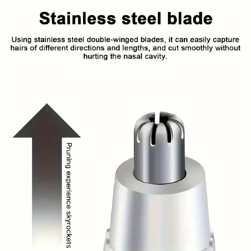 Electric Nose Ear Hair Trimmer Face Eyebrow Mustache Beard Shaver Clipper Unisex