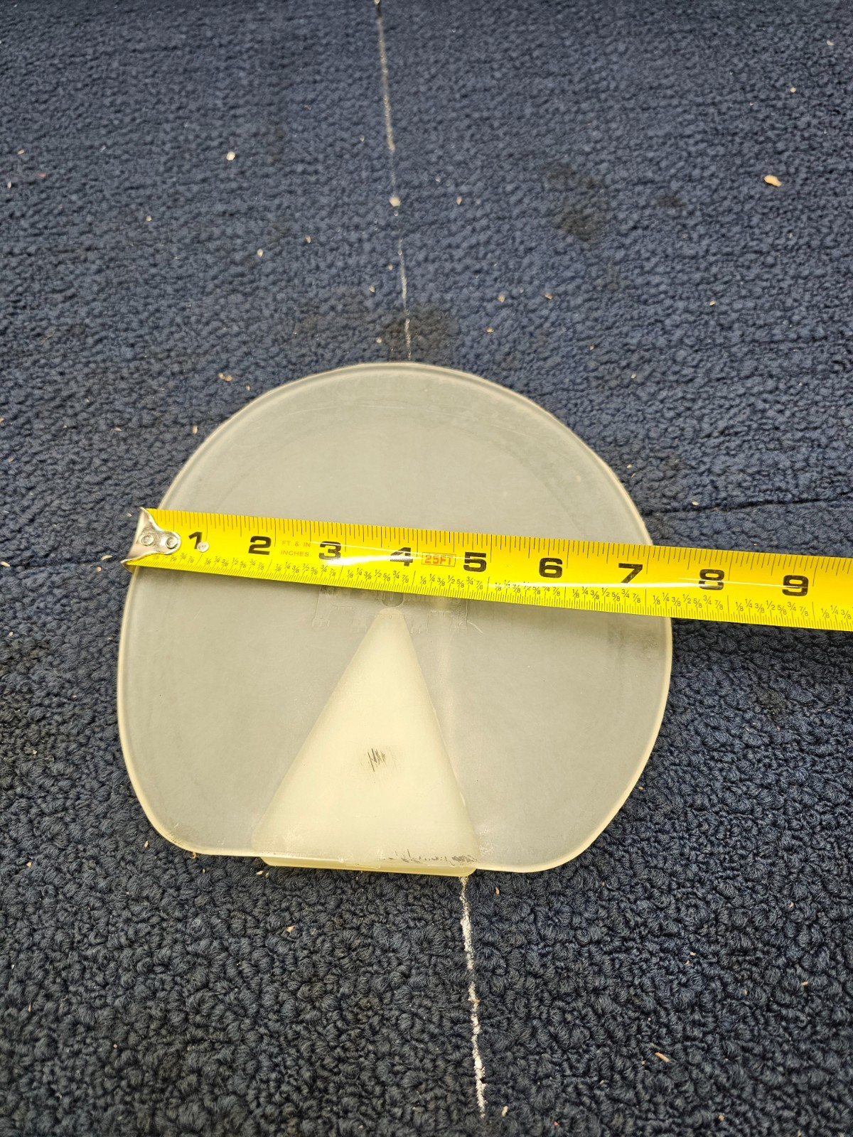 (QTY 2) Castle Plastics Clear Hard Rubber Horse Hoof Shoe Flat Pads