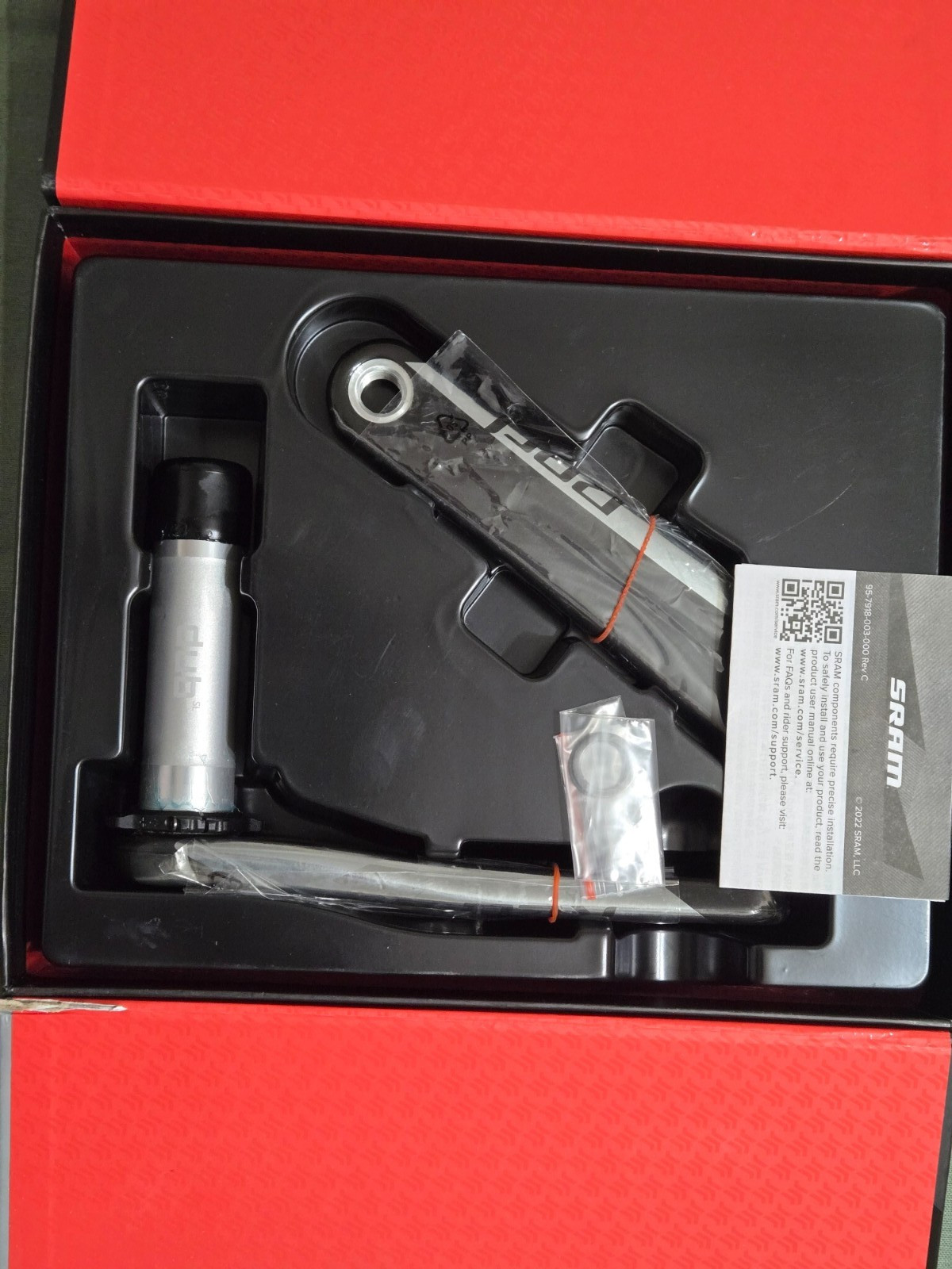 New Take-Off SRAM Red AXS D1 172.5mm DUB Carbon 8-bolt Crankarrms