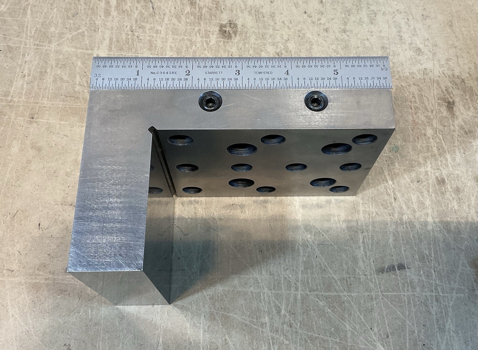 Suburban Tool AP-446-S2 Precision Sine Set Angle Plate 4"x4"x6" Machinist Tool