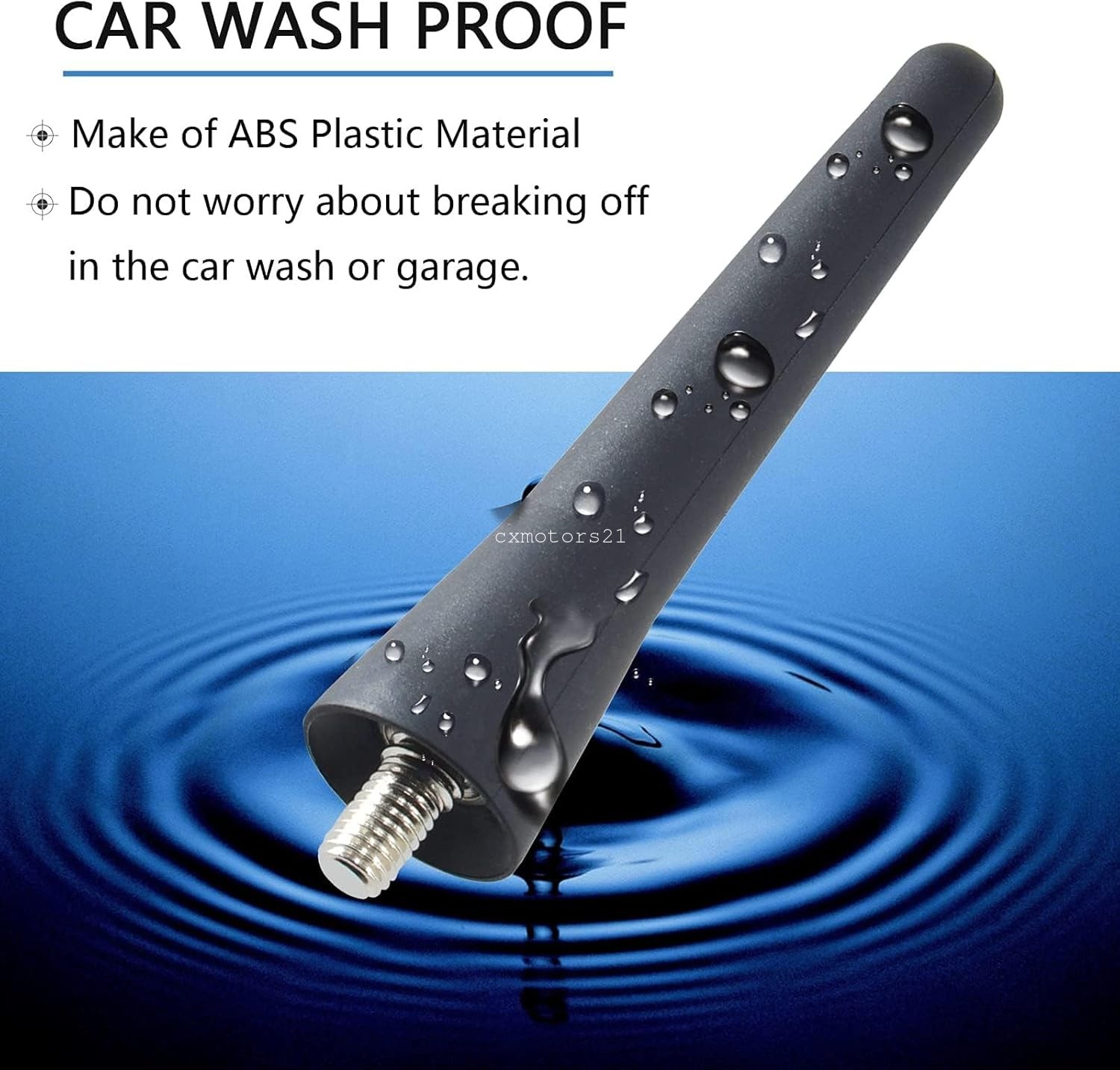 2.5" Car Mini AM/FM Radio Short Antenna Mast for BMW Z3 1996-2002 Z4 2003-2017