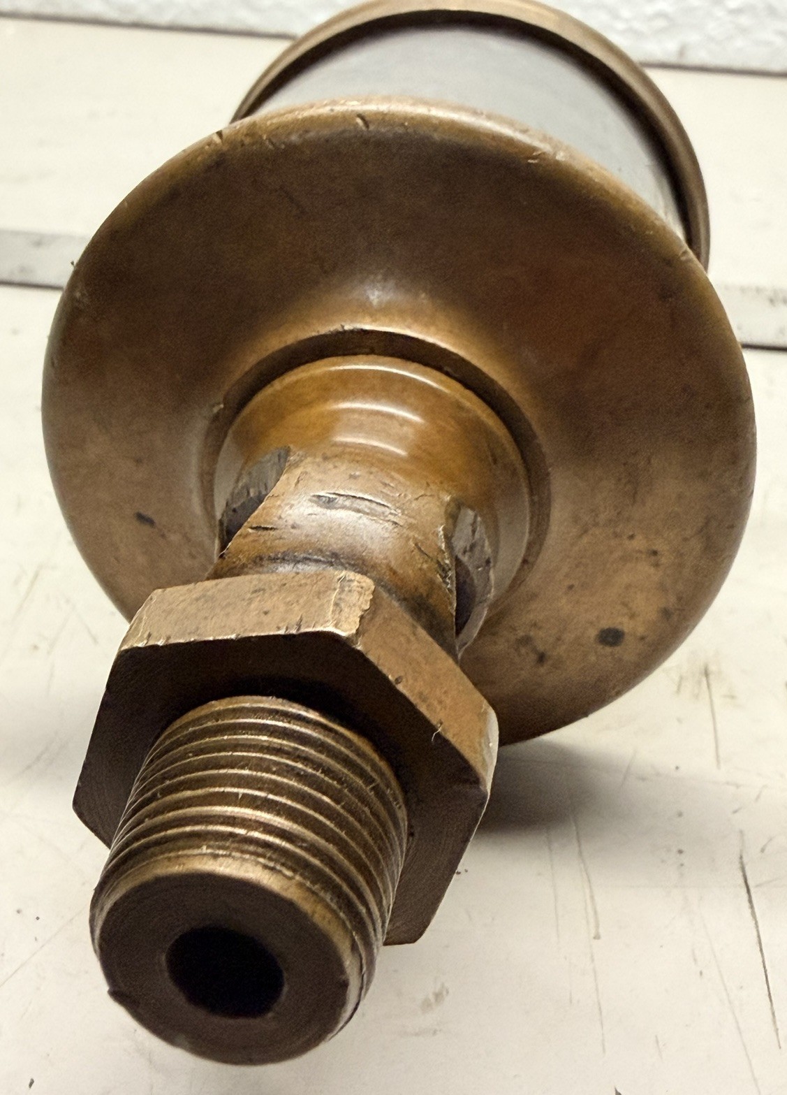 LUNKENHEIMER No. 4 SENTINEL BRASS Oiler Hit Miss Gas Engine Antique OLD STYLE