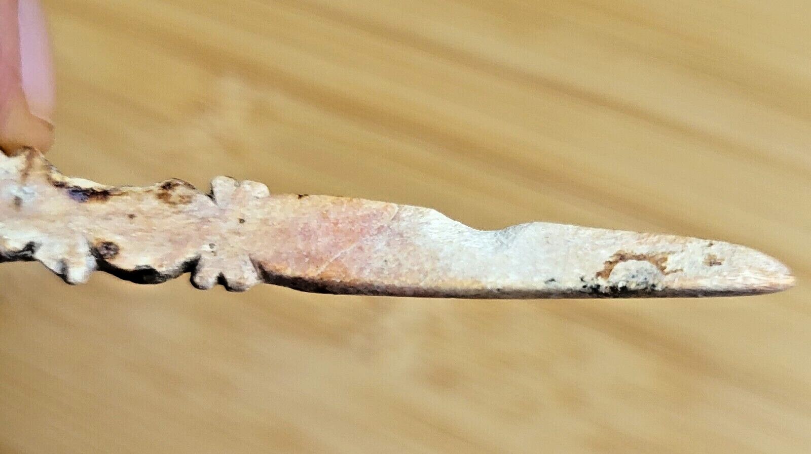 AUTHENTIC -- c. 2000 YEAR OLD PRE-COLUMBIAN COLIMA CARVED SHELL PENDANT - MEXICO