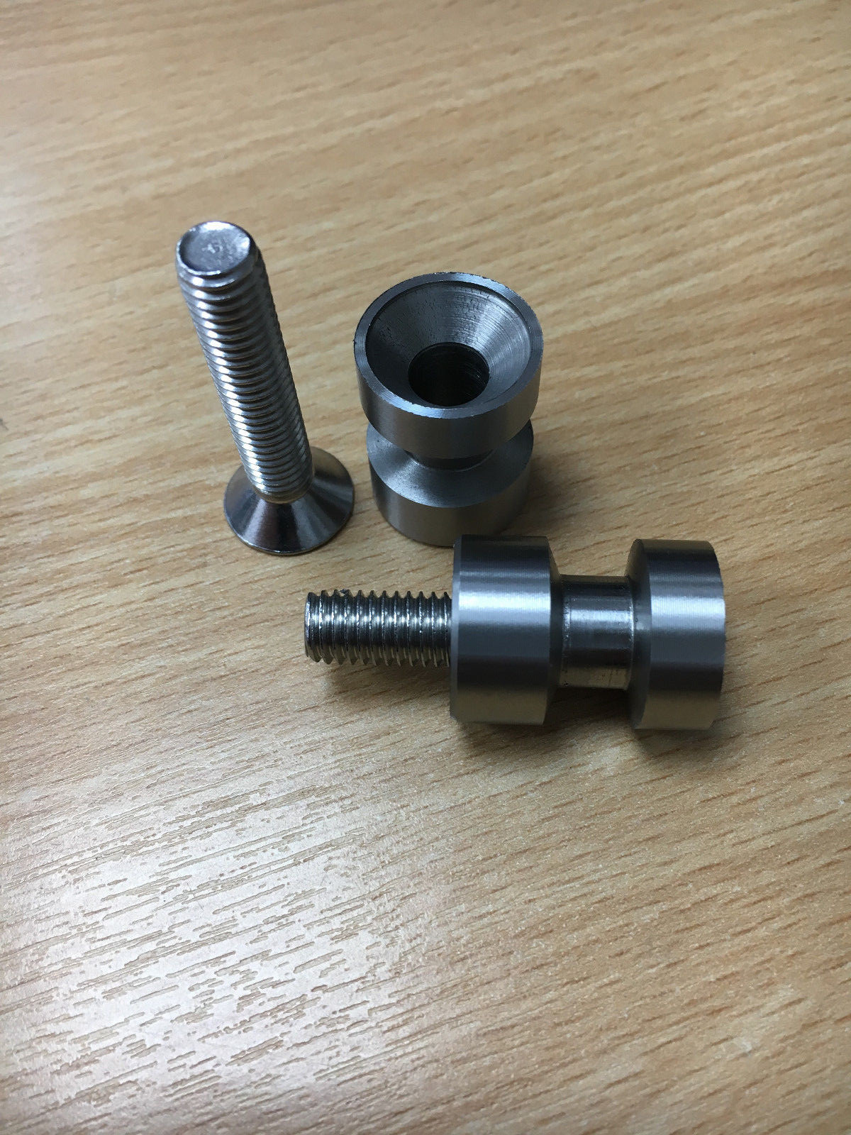 Aluminium Paddock Stand Bobbins, M8 Fitment, Honda Suzuki, Made in the UK