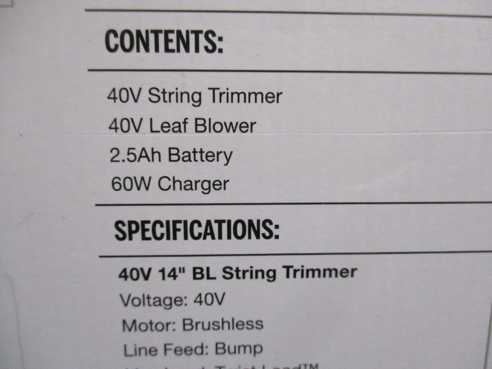 New Free Ship SKIL PWRCORE 40 Brushless 40V 14" String Trimmer Leaf Blower Combo