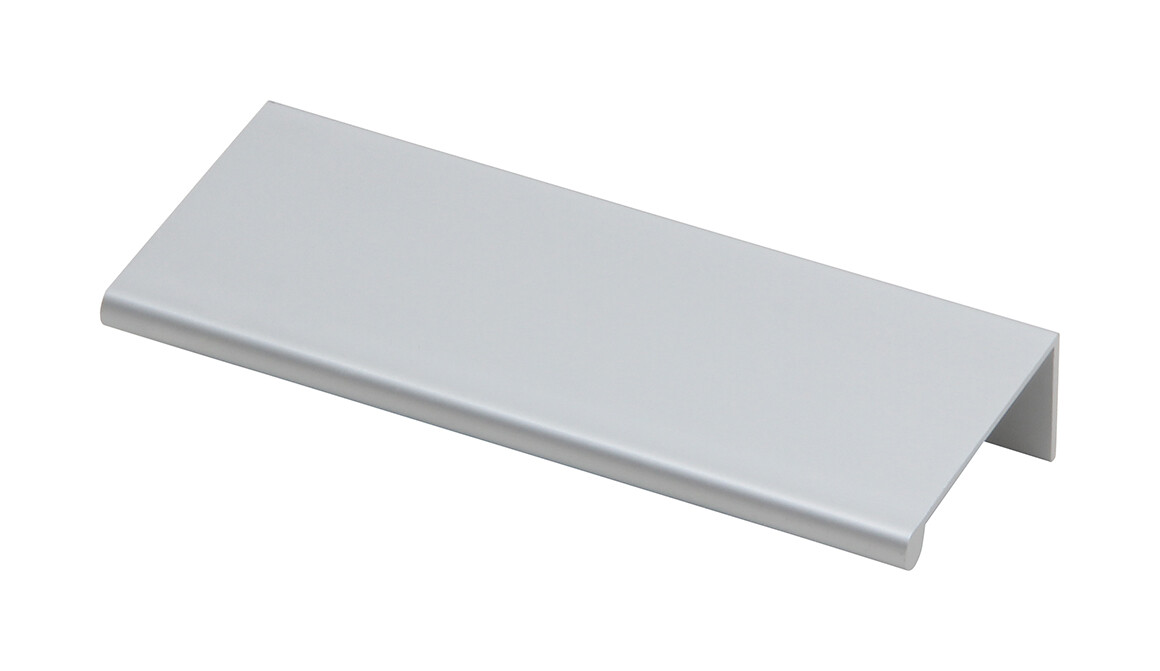 Silverline Finger Edge Pulls Aluminum Cabinet Door Drawer Handle / wood screws.
