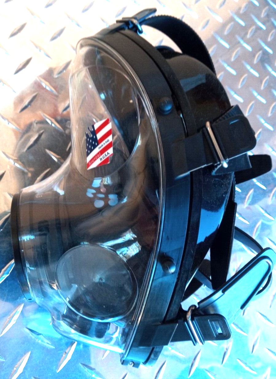 SGE 150 40mm NATO Gas Mask, for NBC & Impact Protection Open Box New Med/Large