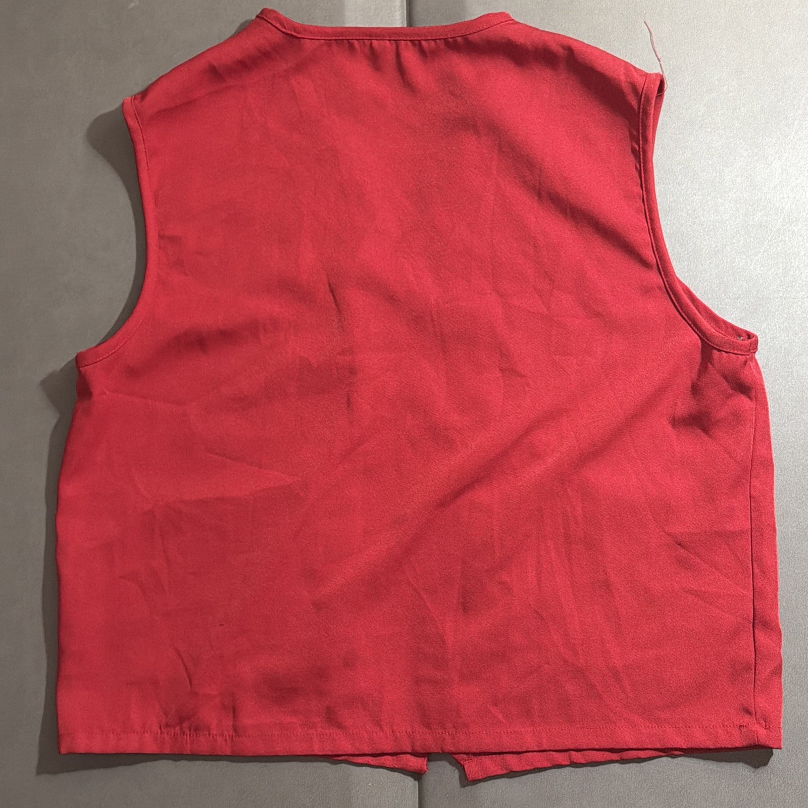 Target Store Employee Work Red Vest Uniform Size L / Large
