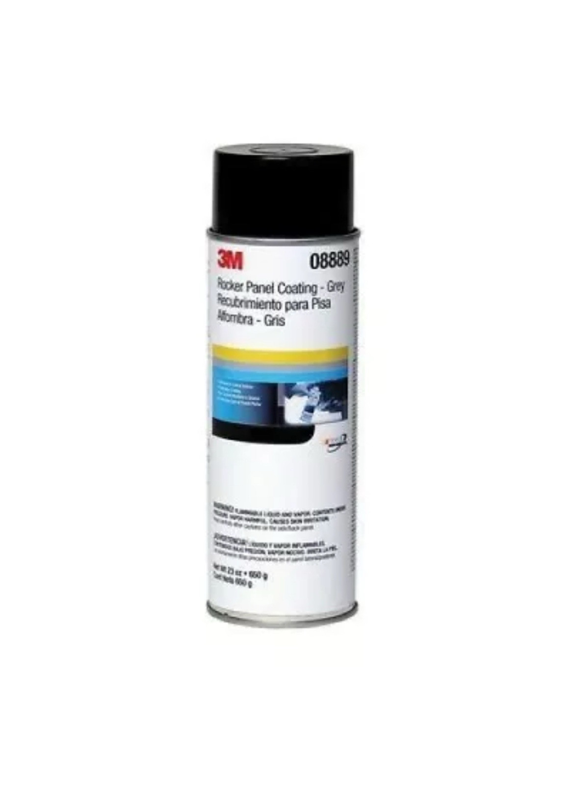3M 08889 Gray Rocker Panel Coating Texture Rust Protection Repair 8889 (23 oz)