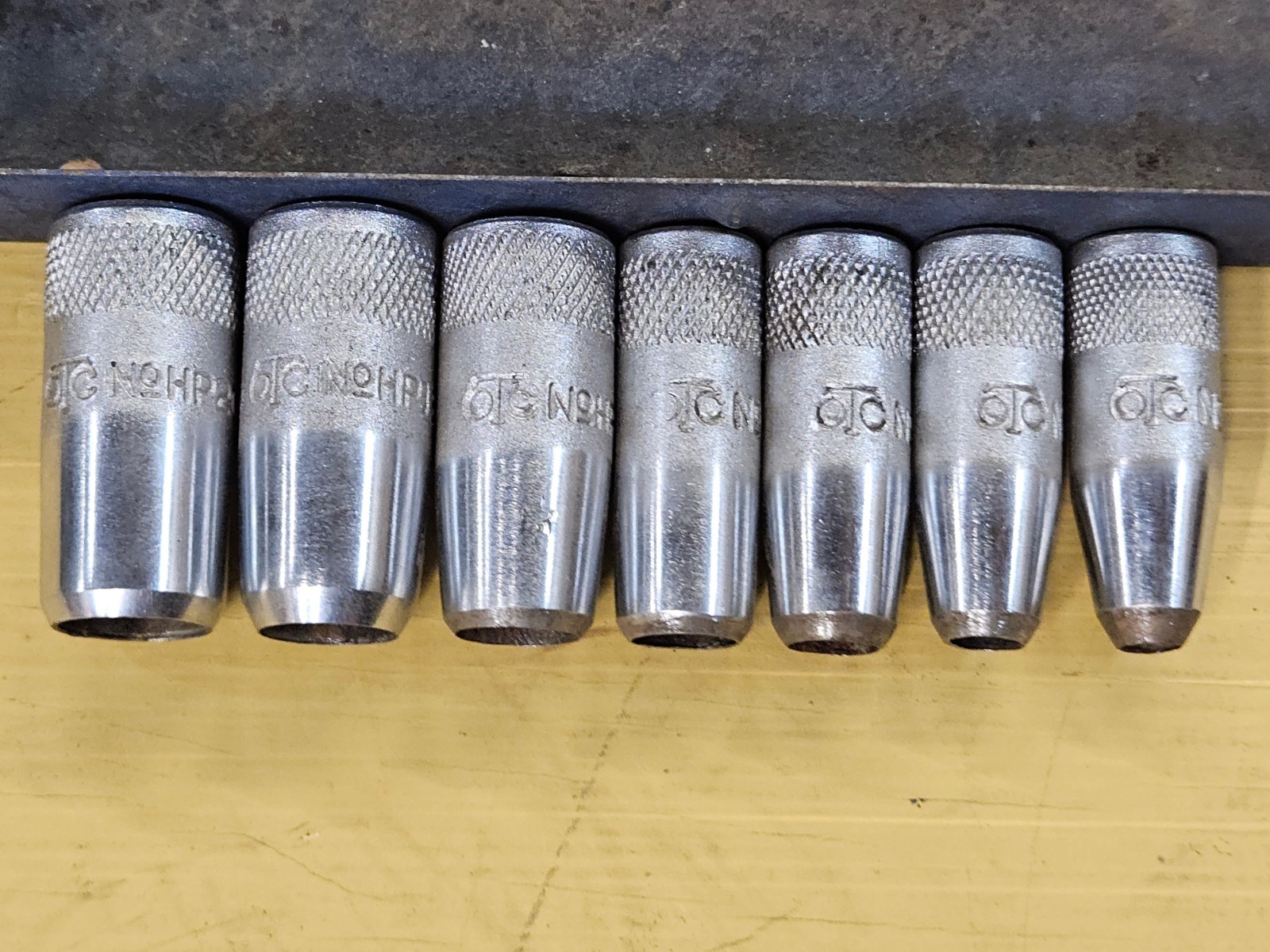 OTC Owatonna Tool No. 813 Gasket Cutting Driver Set W/ Metal Box Made in USA