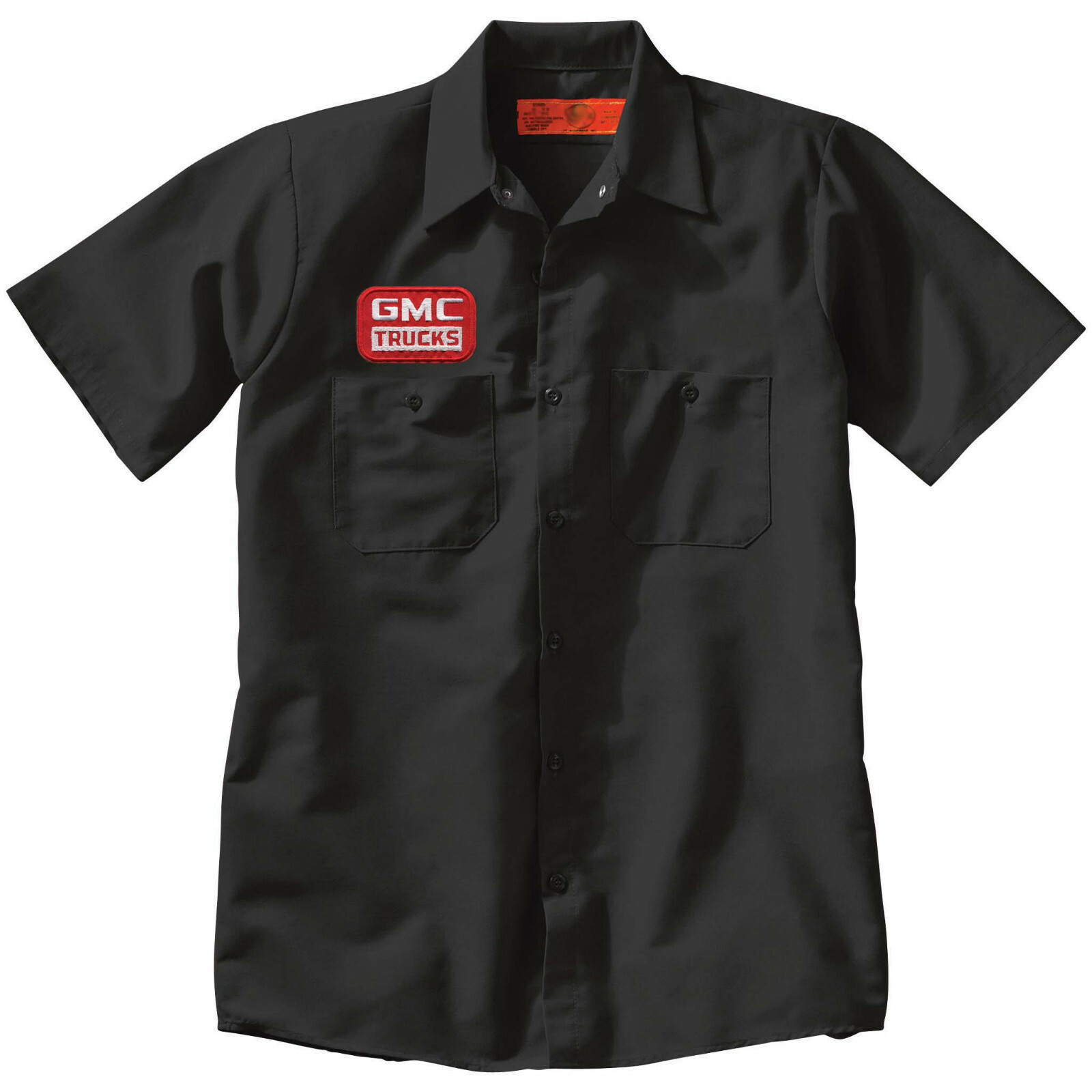 GMC Trucks embroidered patch mechanic work shirt button-up