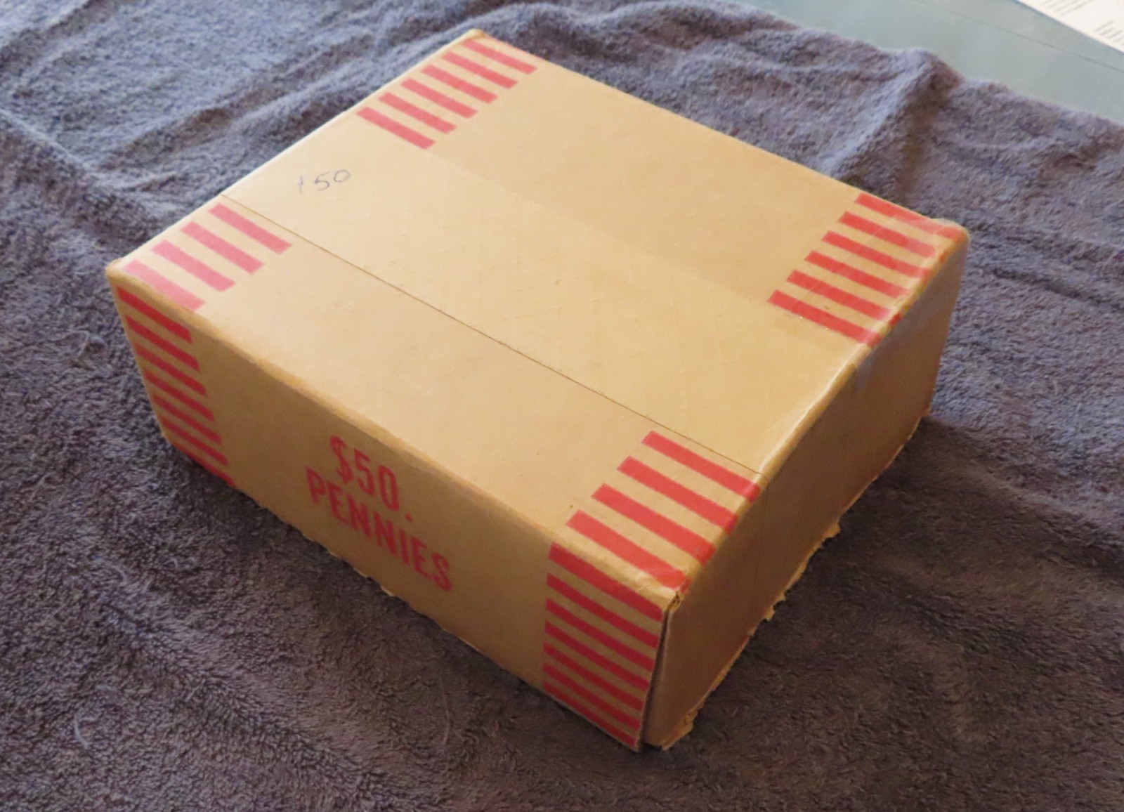 1980-P **Original Bank Wrapped** UNCIRCULATED LINCOLN CENT ROLL From WELLS FARGO