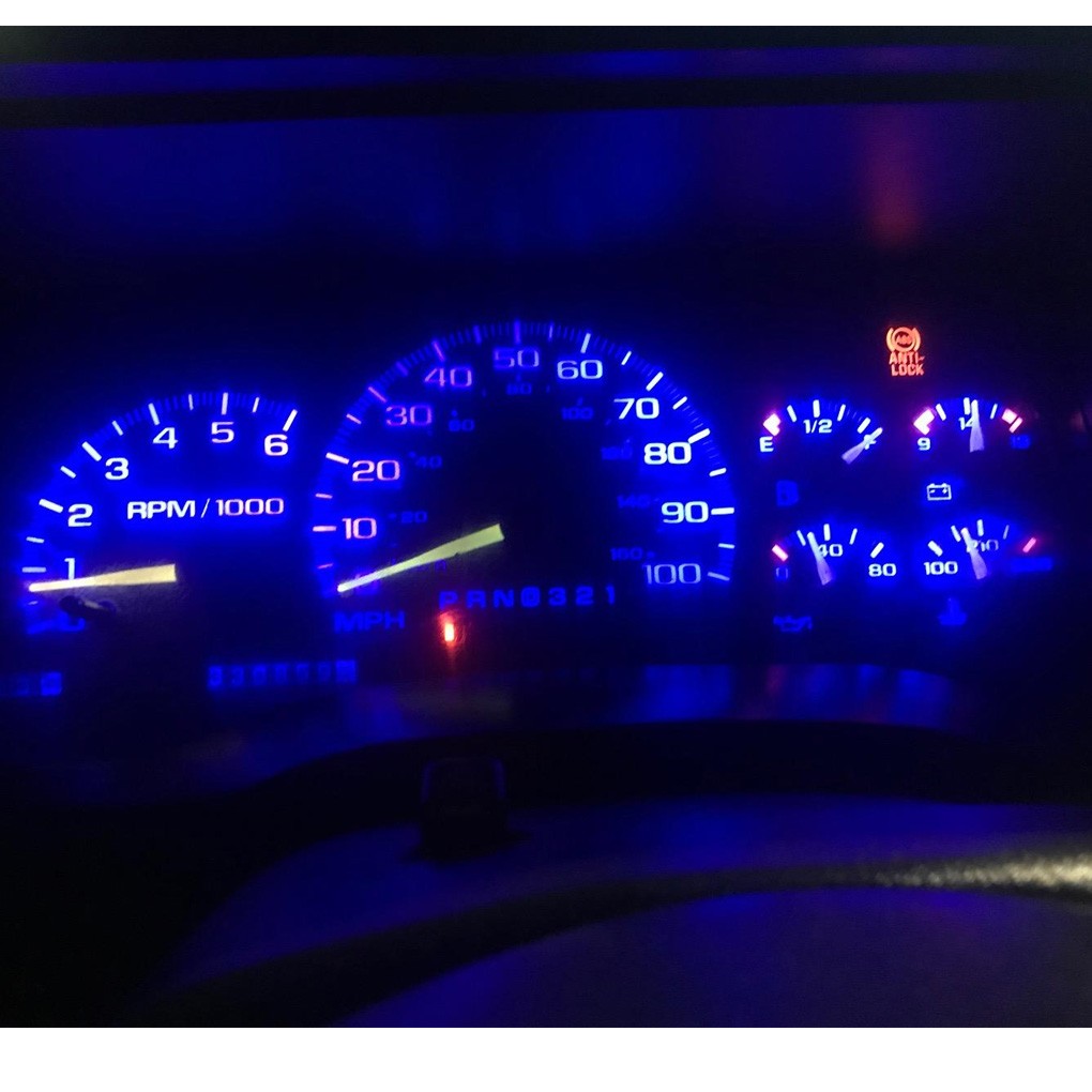 Ice Blue Gauge Cluster LED Dashboard Bulbs For Ford F100-F350 Truck 1973-1979