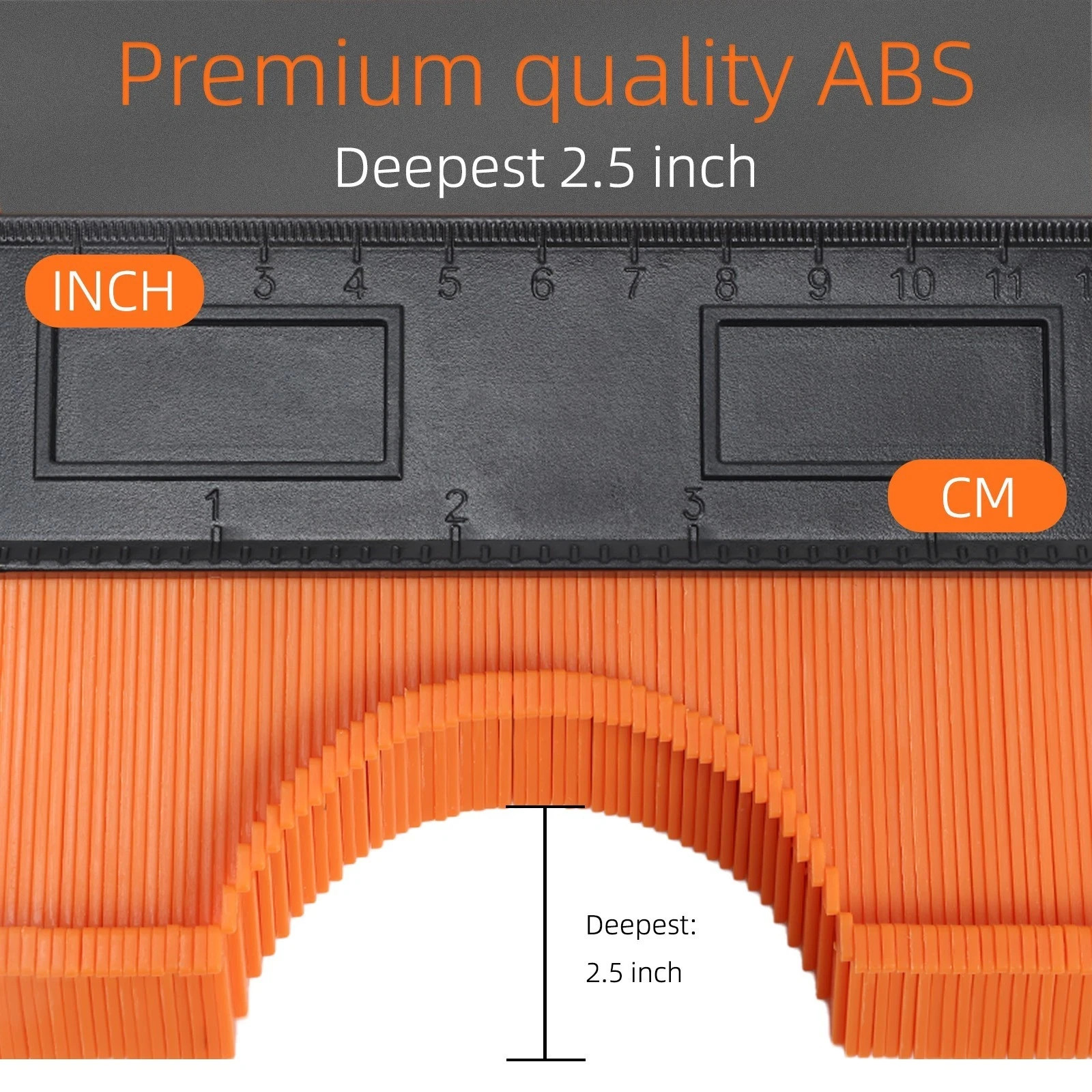VortecSys Shape Profile Contour Gauge Woodworking Tool Duplicator Irregular