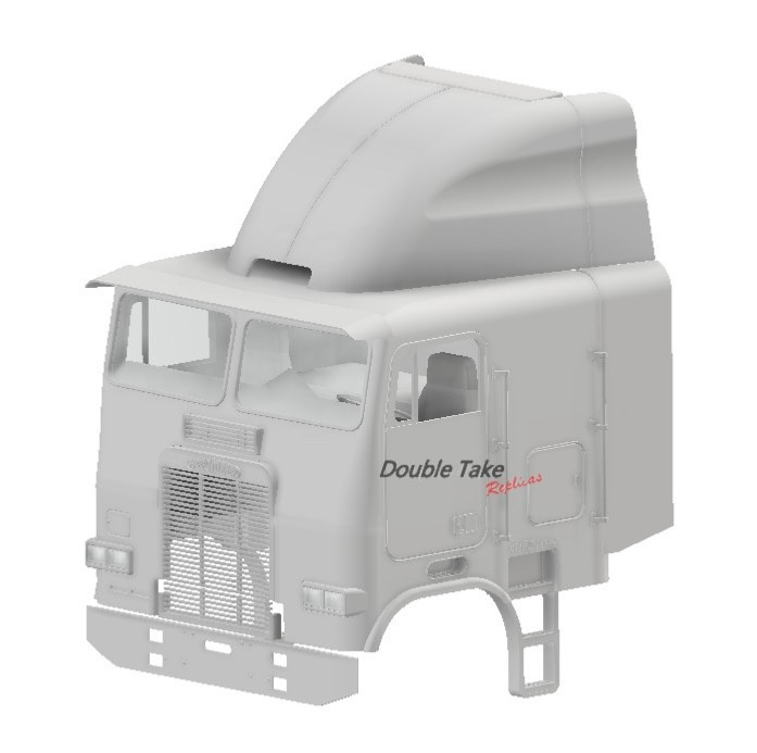 1/25th resin 3d 84-88 Freightliner 86" cab by KJ