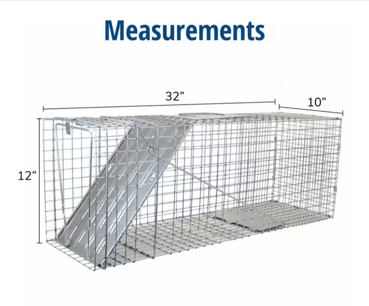 Victor Havahart Large 1-Door Professional Live Animal Cage Trap 1079 Raccoon Opo