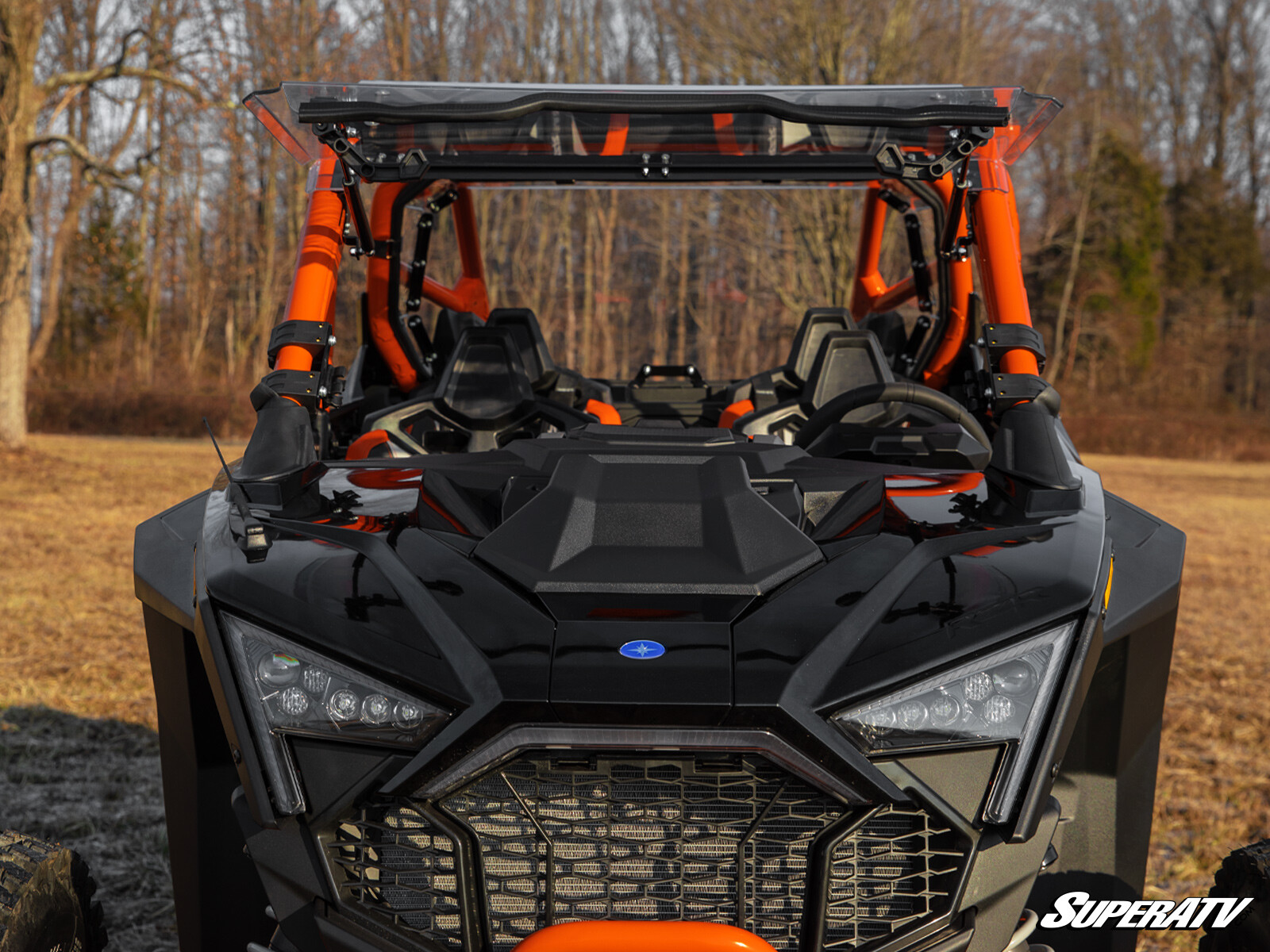 SuperATV Scratch Resistant Flip Windshield for Polaris RZR PRO R 4 (2022+)