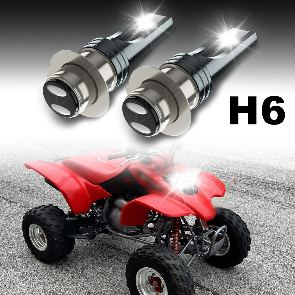 For Honda Sportrax TRX400EX 1999-2008 -2x 6000K LED Headlight Bright White Bulbs