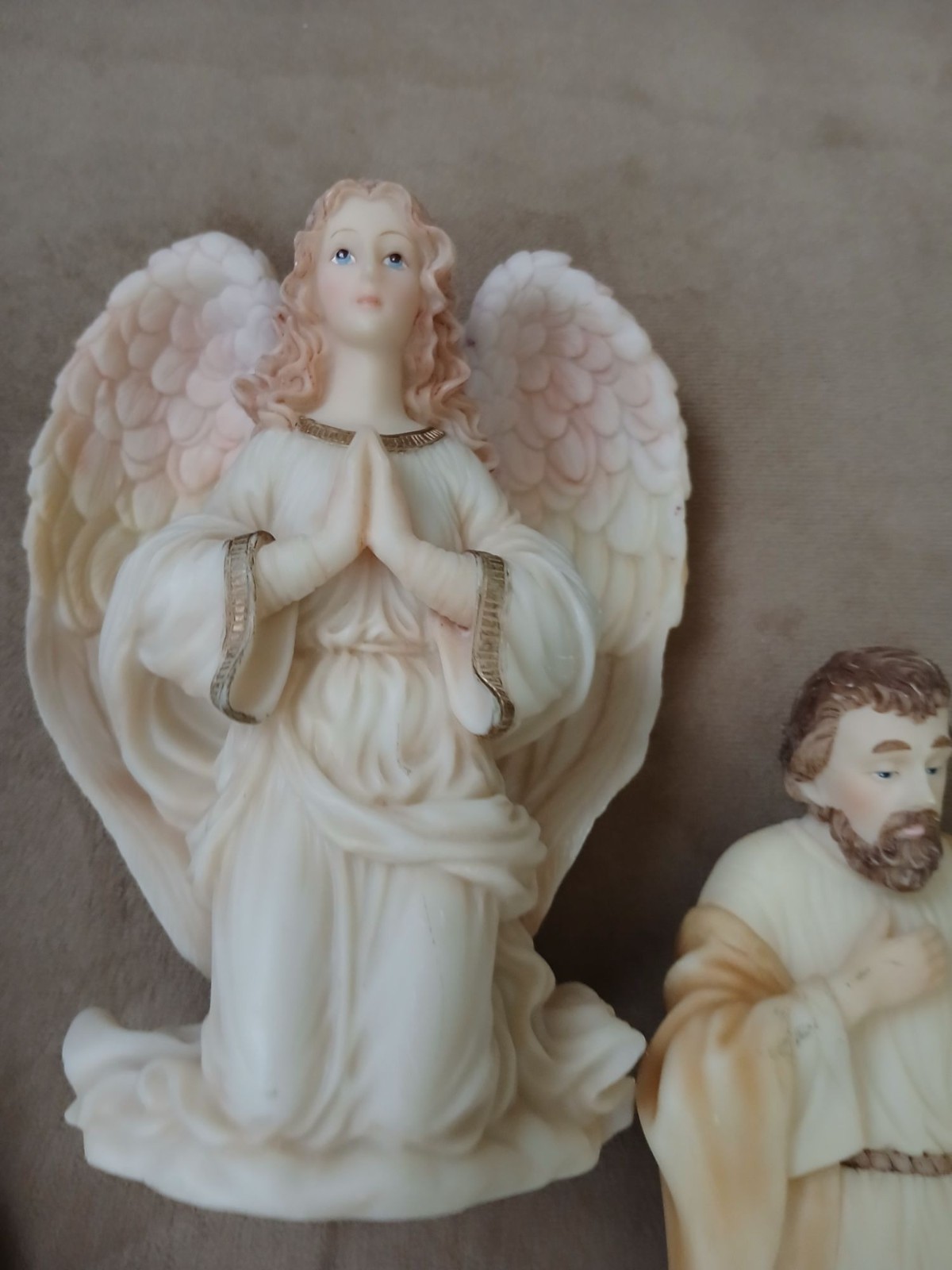 Vintage Roman Seraphim Classics Heaven on Earth Nativity Set 11 Figures & Stable