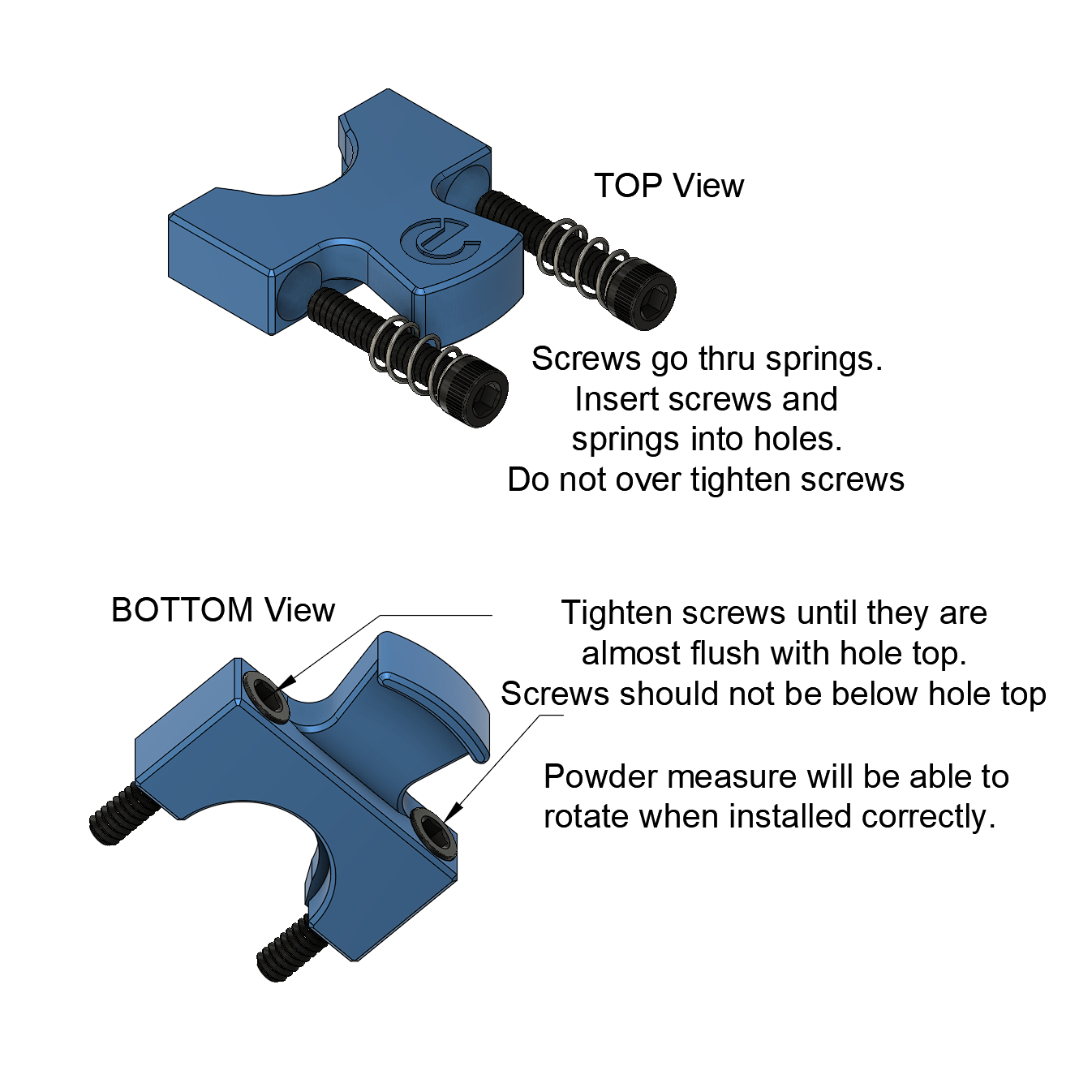Quick Disconnect for Dillon Powder Measure