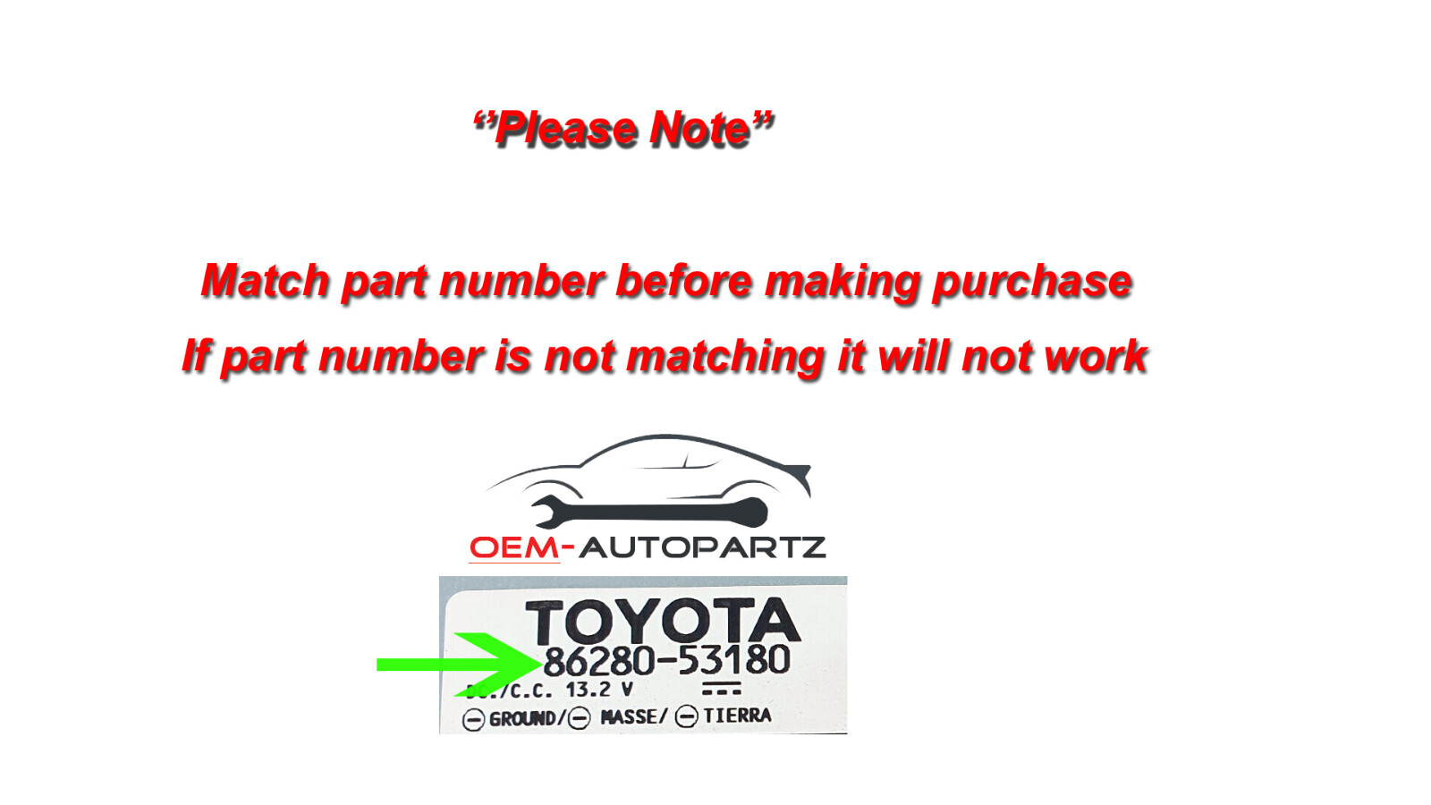 Lexus IS250 IS350 2014-2016 Factory 86280-53180 PIONEER AMPLIFIER OEM JDM USED