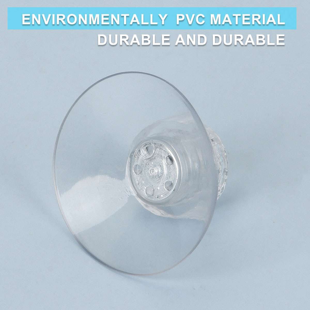 10PCS Strong Suction Cups with M4 Screw Rod Knurled Hook Clear Kitchen Glass USA