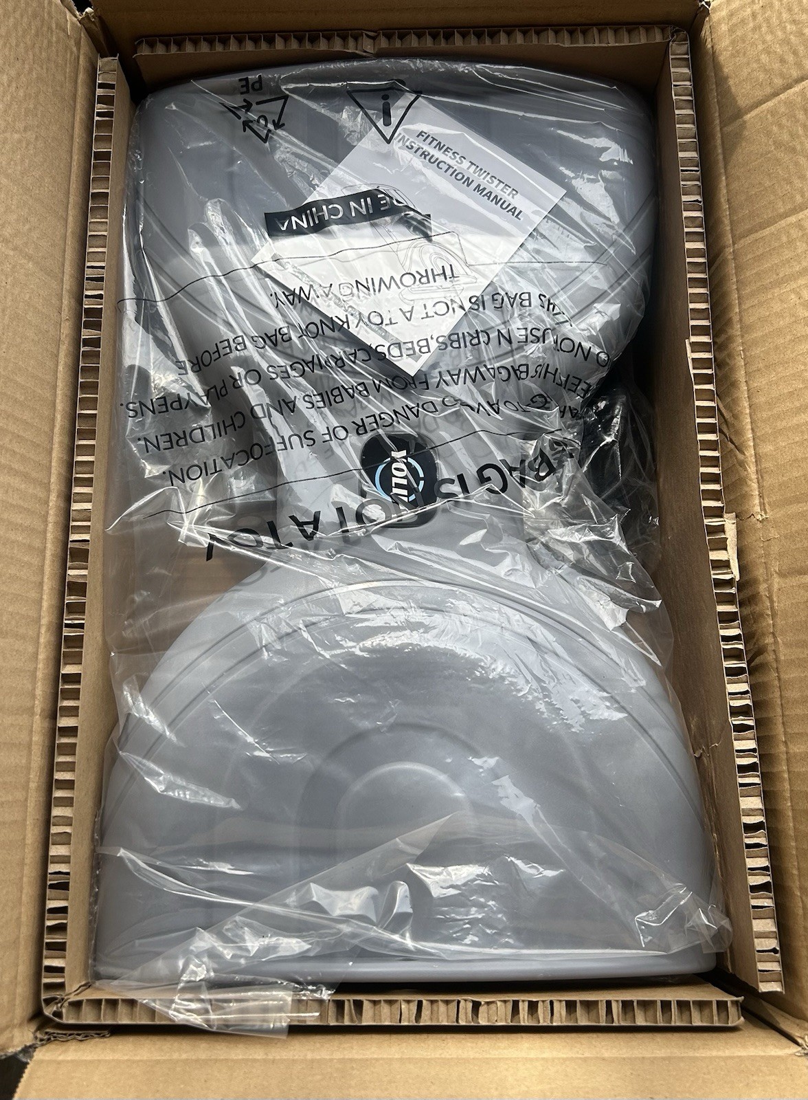 Waist Twister Machine Ab Twist Board Home Gym Exercise Grey